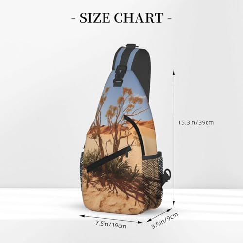 Sling Bag para Hombre y Mujer Color Negro miniatura 2