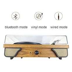 Tourne-Disque en Vinyle Haut-parleurs intégrés Bluetooth Stylet Rubis Durable Tourne-Disque phonographe Vintage à 3… - Les Beatles, Paul McCartney, John Lennon, RIngo Starr, George Harrison Tourne-Disque en Vinyle Haut-parleurs intégrés Bluetooth Stylet Rubis Durable Tourne-Disque phonographe Vintage à 3… – Image 3