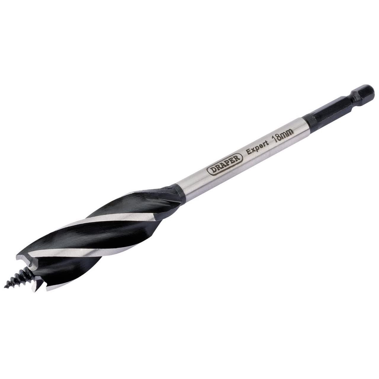 Draper 35102 4 Fluted Auger Bit 18 x 165mm
