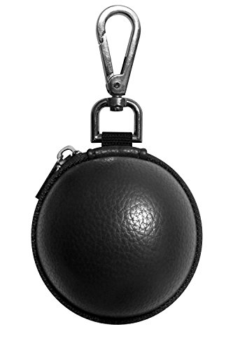 Ballsak Pro - Silver/Black - Clip-On Cue Ball Case, Cue Ball Bag For Attaching Cue Balls, Pool Balls, Billiard Balls, Training Balls To Your Cue Stick Bag Extra Strong Strap Design!** #TOP2
