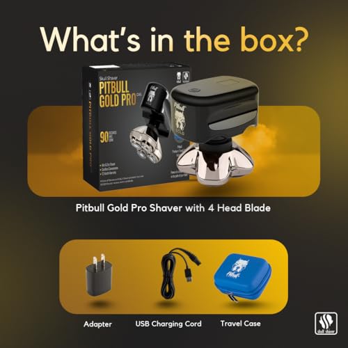 skull shaver - pitbull gold pro gx5 head and face shaver