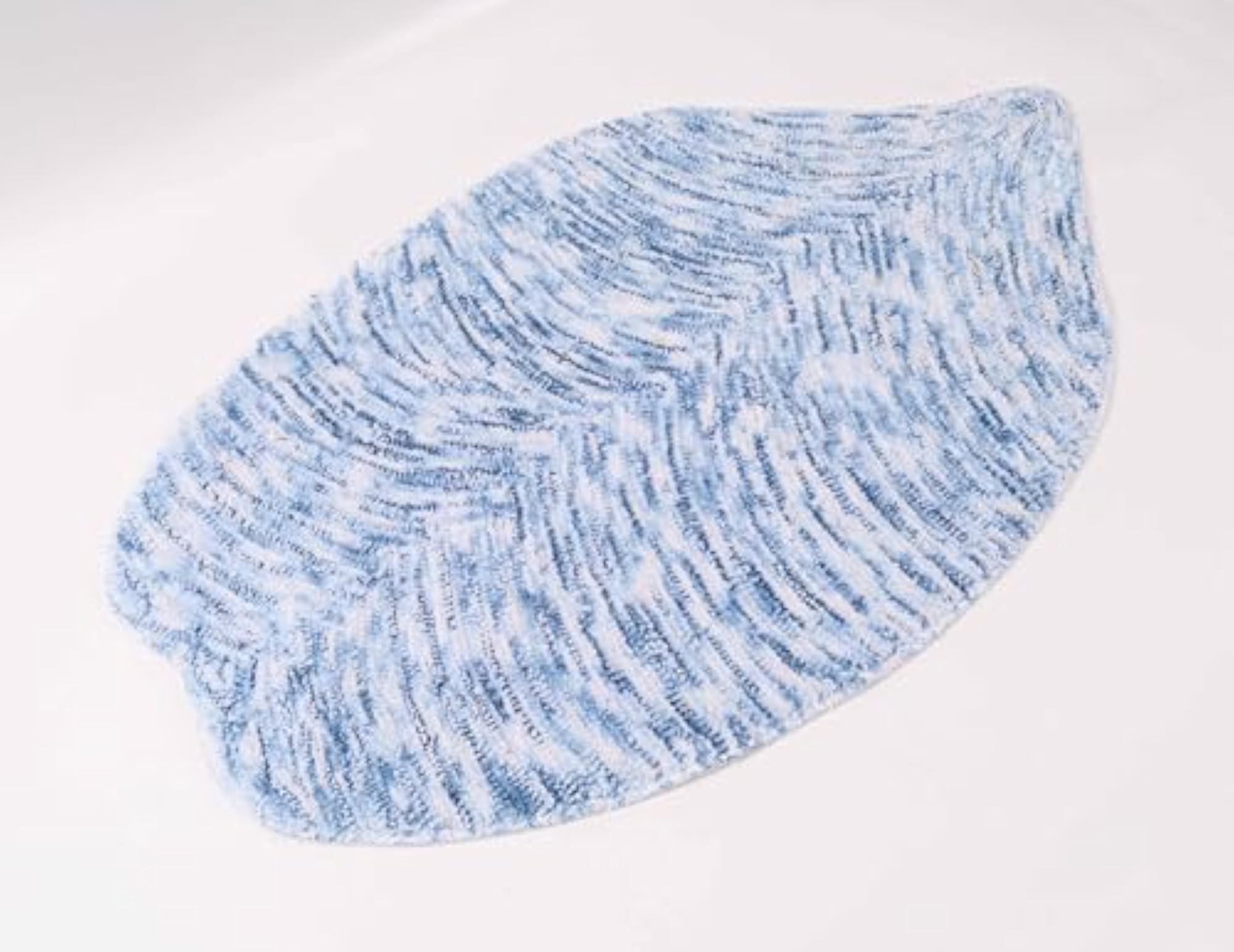 Ellington Collection Microfiber Bath Mat, Non-Slip Rubber Backing