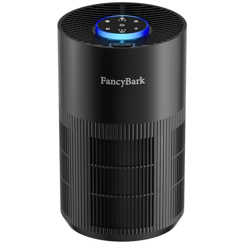 Air Purifiers for Home Bedroom Sleep Mode & Aroma Function, 2 Light Modes, Room Air Purifier with 3 Timer for Office, Dorm, Hotel (black)