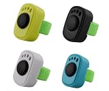 Maslasee 4-teiliges Hundetrainings-Clicker Set als Hilfsmittel für das Hundetraining – Praktisches Zubehör mit robustem Finger-Clicker für Hundeerziehung (auch für Katzen geeignet) 。