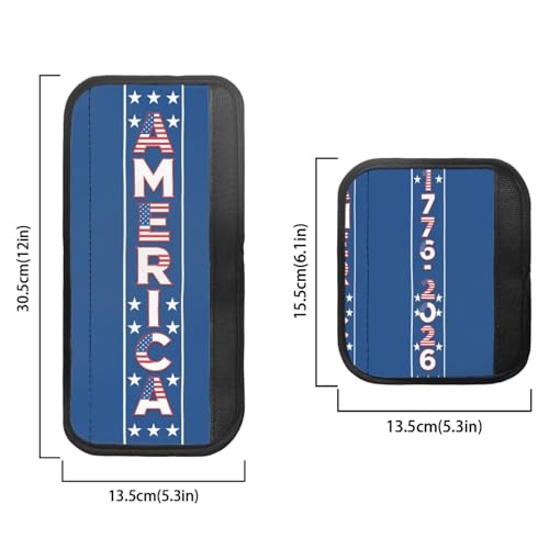 Image of Fridge Door Handle Covers 250 Years of America Decor 6-Piece Refrigerator Handle Covers Washable Kitchen Appliance Decor Handles, Keep Appliance Clean for Fridge Microwave Stove Dishwasher