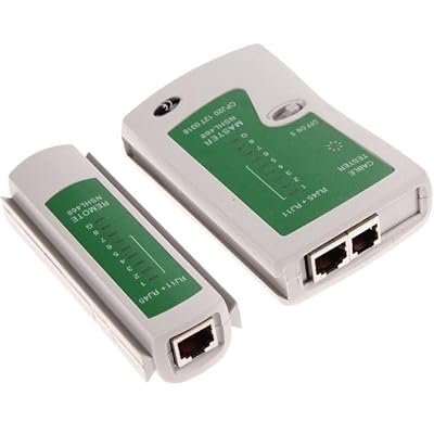 Lunatic Tkz 2345 Network Tester Rj11 Rj45 Cat Otomatik veya manuel olarak pin sinyalleri taranabilir Her bir tel için LED İnternet Kontrol Test Cihazı