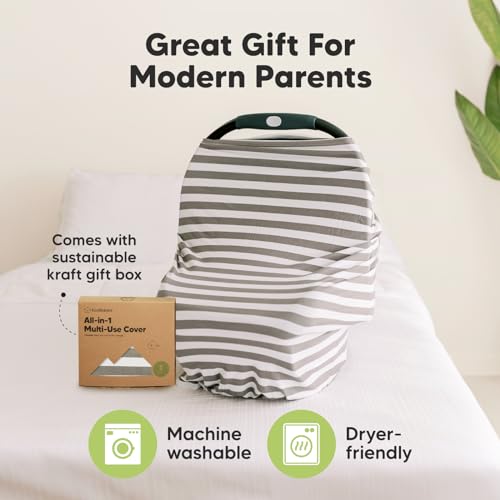 image for KeaBabies Car Seat Covers for Babies - Nursing Covers for Breastfeedin