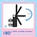 Kids Digital Camera with 180° Flip Screen, 32GB Memory Card, 1080P HD Pocket Compact Cameras, Educational Games Digital Cameras, Ideal Vlogging Camera Gifts for Children Boys Girls(Black)