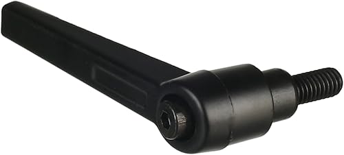 Miniatura 122 de Othmro 2 piezas de palanca de sujeción con rosca M8 Palanca de trinquete, aleación de aluminio ajustable con botón de bloqueo con perno roscado 2