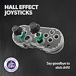 Hyperkin Retro Pixel Art Wireless Gaming controller with Hall Effect Joystick, Bluetooth, USB-C, Over 15+ hours of Battery life, Hall Effect Joysticks, Gyro, Cross-platform support for Switch, Switch 2/OLED/Lite, Steam, Windows 10/11, Android, iOS - Image 2