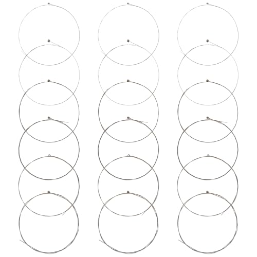 3 Sets Electric Guitar Strings - 18 PCS Stainless Steel Core Guitar Strings Electric - Includes E-1st B-2nd G-3rd D-4th A-5th E-6th