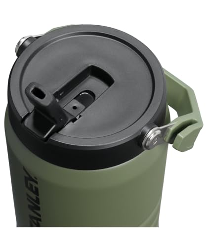 Image of Stanley IceFlow 2.0 Flip Straw Jug with Handle 40 oz | Twist On Lid and Flip Up Straw | Leakproof for Travel and Sports | Insulated Stainless Steel | BPA-Free | Dried Pine