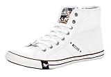 MUSTANG Herren 4058-504-1 Hohe Sneaker, Weiß (Weiß 1), 41 EU
