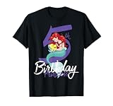 Disney Little Mermaid Ariel 5th Birthday Princess T-Shirt Small