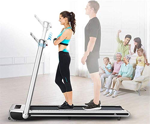 Image of Ultra Slim Treadmill Mini Treadmill, Multifunction Household Treadmill, Ultra-Quiet Running Fitness Training Equipment Load 120Kg