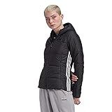 3-Streifen auf den Ärmeln adidas Damen Slim Jacke, Black, D40