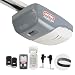 Genie Model 3042-TKH SilentMax 1000 3/4 HPC Belt Drive Added Wireless Keypad Garage Door Opener, 140 V DC Motor & C-Channel Rail System