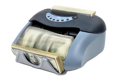 Cassida Tiger UV Digital Bill Counter with Ultraviolet Counterfeit Detection, Grey