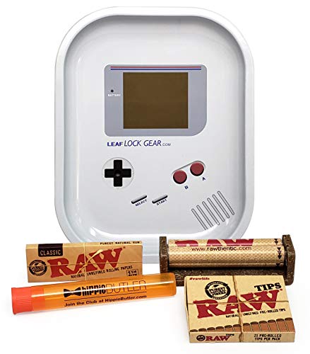 Bundle - 5 Items - RAW Classic 1 1/4 Rolling Papers, 79mm Roller