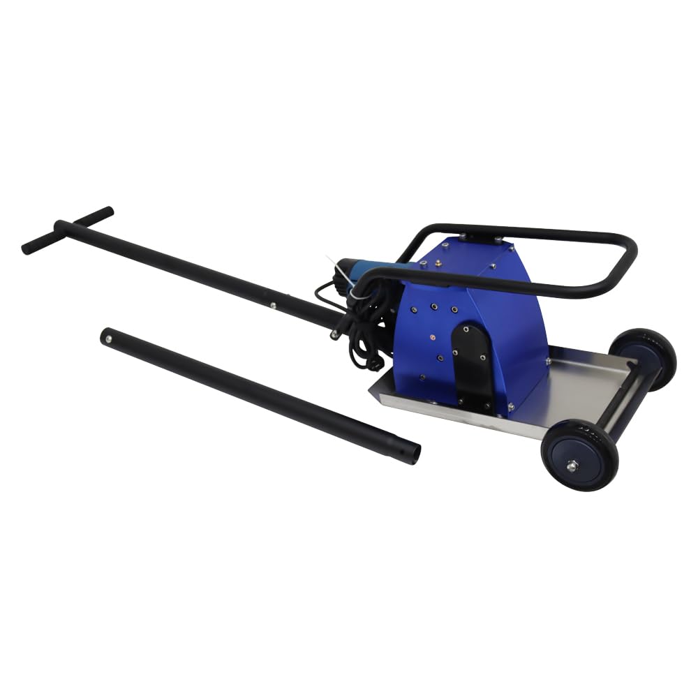 EQCOTWEA Laser Slat Cleaner 220V 1020W Laser Cutter Sword Grid Slag Removal Machine with 2 Casters Portable Slag Cleaning Machine for Minimum 1.57"