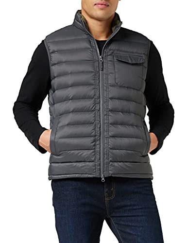 HKT by Hackett Hkt Ltweight Down Glt Chaleco, (Dark Grey 975), X-Large...