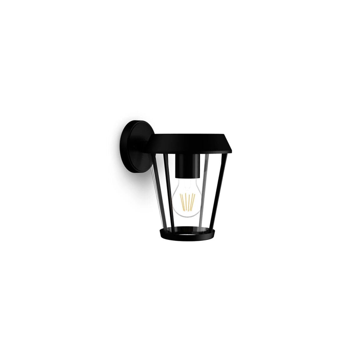 Philips Sunera Outdoor Wall Light, Max 25W, E27 Socket, Black​
