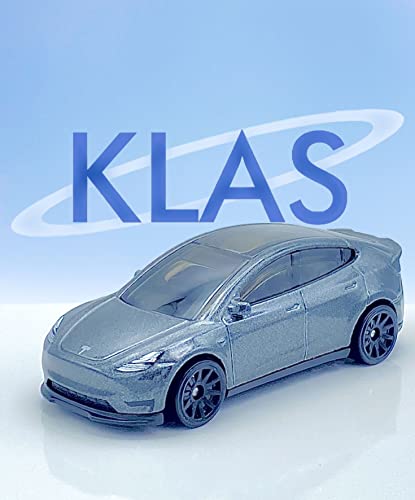 Hot Wheels Tesla Model Y (Dark Metallic Silver) 1/10 HW Green Speed, 2023-37/250(Short Card) - Image 3