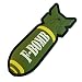 F-Bomb Bomb Morale Tactical USAF PVC Rubber 3D Touch Fastener Patch