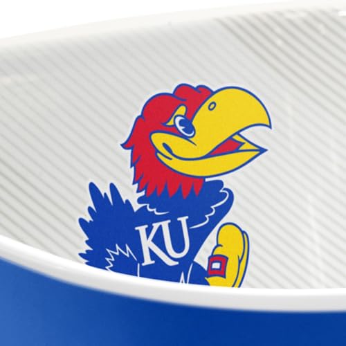 Image of YouTheFan NCAA Kansas Jayhawks Large Party Bowl