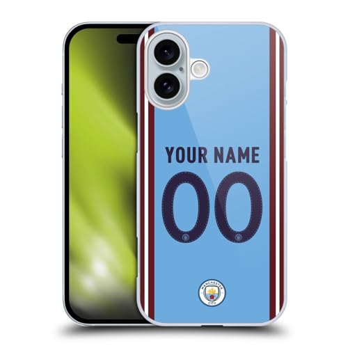 Coque Manchester City pour iPhone Coque Dure Personnalisée Maillot 2022/23 Head Case Designs