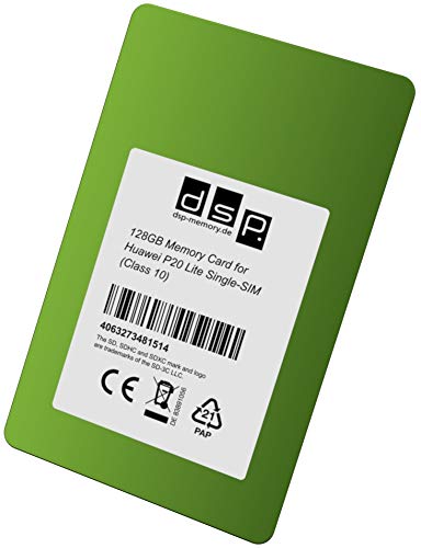 Scheda Di Memoria DSP Memory 128GB Class 10 UHS-I Per Huawei Mate 20 Lite – Per Foto E Video, Qualità Certificata