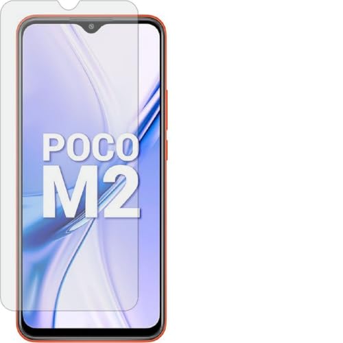 Image of Embed HD-Clear Screen Guard for Xiaomi Poco M2 - Harder or Durable Plastic & More Impact-Resistant Than Glass, with Free Installation Kit