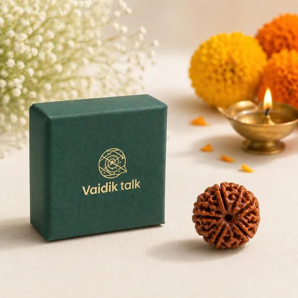 Vaidik Talk Nepal Origin Original 5 Mukhi Rudraksha | Natural Panchmukhi Rudraksha Bead for Spiritual Practices, Puja, Meditation & Japa | Genuine Nepali Rudraksh for Men & Women-image-20