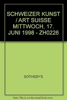 Paperback SCHWEIZER KUNST / ART SUISSE MITTWOCH, 17. JUNI 1998 - ZH0226 Book
