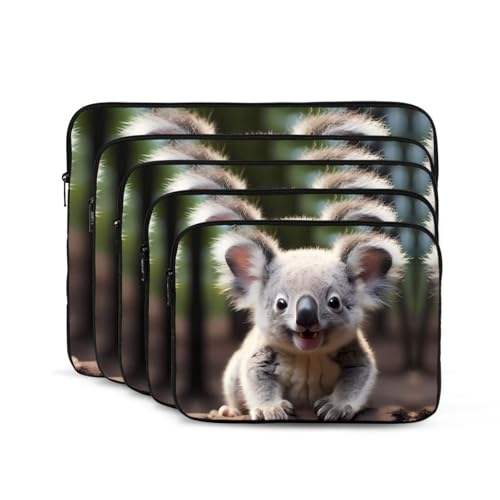 Cute Koala Laptop Sleeve Case 15 Inch Suitable For Notebook Computer Tablet Traveling Carrying Simple Case2