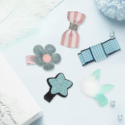 Taicols 10 Stück Hunde Haarspangen, Hund BöGen Haarschmuck, Kopfbedeckung für Haustiere, Süße Haarspange für Katze und Hund, für die Tierpflege Für Kleine Mittelgroße Hunde Katzen Haustiere Haare