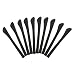 Jili Online 5 Pairs/Pack Eyeglasses Sunglasses Eyewear Glasses Temple End Tip Ear Sock Pieces Tubes Replacement Repair - Black