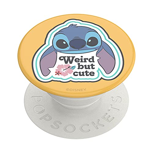 PopSockets PopGrip - Soporte y Agarre para Teléfonos Móviles y Tablets con un PopTop Intercambiable - Weird But Cute