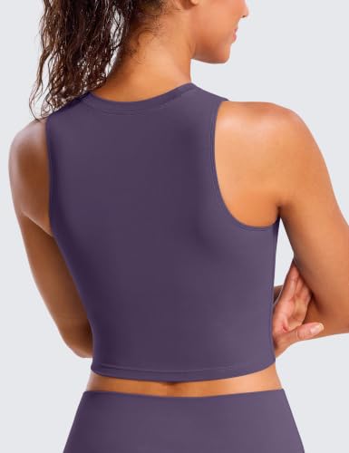 Image of Natural Feelings Nudi Sports Bras for Women Removable Padded Yoga Tank Tops Sleeveless Fitness Workout Crop Tops