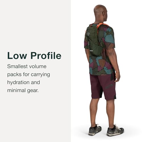 Image of Osprey Katari 3L Men's Biking Backpack with Hydraulics Reservoir, Green Creek