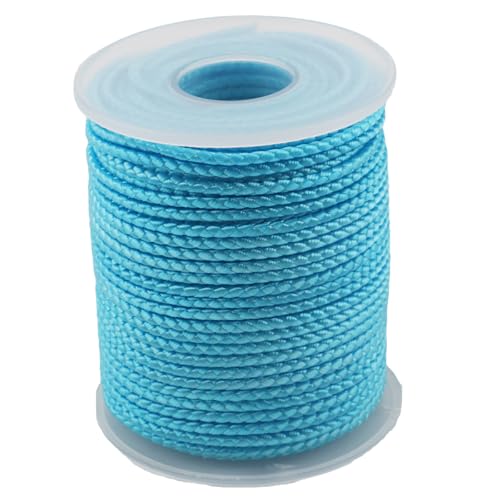 Nylon Twine String Cord Thread for Beading Bracelets Jewelry Making DIY Crafts (Light Blue, 2mm-95feet)