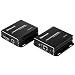 Produktbild TESmart 300M/984ft 1080P VGA KVM-Extender - Über Cat5e Cat6-Ethernet-Kabelübertragungsentfernung Verlängern Sie Sich bis zu 300m unter 1920x1200@60Hz (Absender + Empfänger)