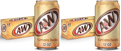 A&W Cream Soda, 12 fl. oz. Cans, 12 Pack (Pack