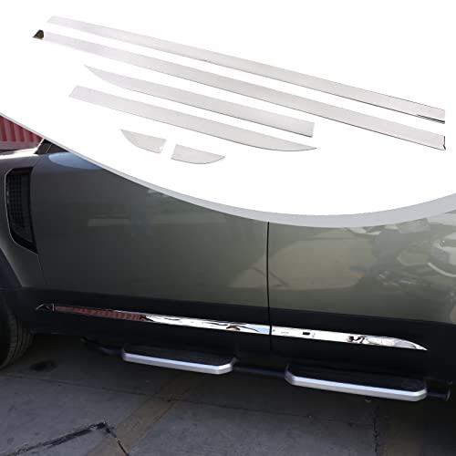 Tiras de moldeo de acero inoxidable para puerta de LR Defender 2020 (6 uds.)