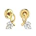 PC Jeweller The Jancsi 18k Yellow Gold and Diamond Stud Earrings for Women
