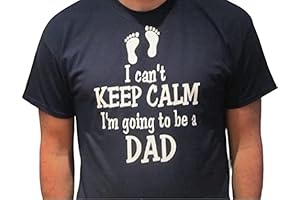 Daddy-To-Be Dad Announcement Footprints Pregnancy Reveal T-Shirt