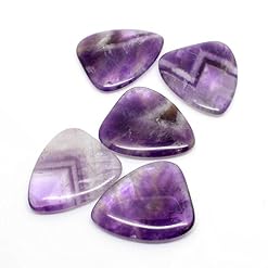 Jewel Tones Amethyst Four Pack Médiators pour Guitare – Lot de 4 - Les Beatles, Paul McCartney, John Lennon, RIngo Starr, George Harrison Jewel Tones Amethyst Four Pack Médiators pour Guitare - Lot de 4 – Image 2