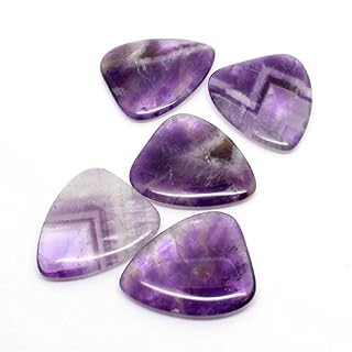 Jewel Tones Amethyst Four Pack Médiators pour Guitare – Lot de 4 - Les Beatles, Paul McCartney, John Lennon, RIngo Starr, George Harrison Jewel Tones Amethyst Four Pack Médiators pour Guitare - Lot de 4 – Image 2