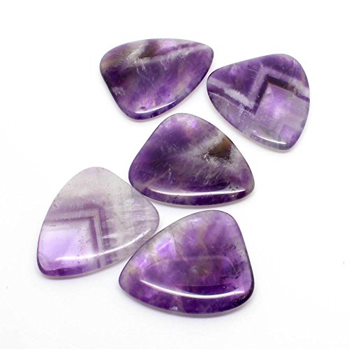 Jewel Tones Amethyst Four Pack Médiators pour Guitare – Lot de 4 - Les Beatles, Paul McCartney, John Lennon, RIngo Starr, George Harrison Jewel Tones Amethyst Four Pack Médiators pour Guitare - Lot de 4 – Image 3
