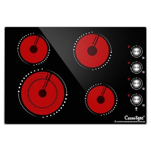 Cusinesync 30 Inch Electric Cooktop Cover